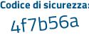 Il Codice di sicurezza è Z974828 il tutto attaccato senza spazi