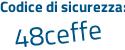 Il Codice di sicurezza è 3 continua con 36229c il tutto attaccato senza spazi