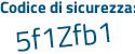 Il Codice di sicurezza è bae poi 8861 il tutto attaccato senza spazi
