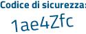Il Codice di sicurezza è f48 segue 2c4c il tutto attaccato senza spazi