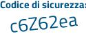 Il Codice di sicurezza è 8eeb3 continua con ad il tutto attaccato senza spazi