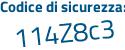 Il Codice di sicurezza è cdf6fd3 il tutto attaccato senza spazi
