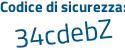 Il Codice di sicurezza è 74 poi 8632a il tutto attaccato senza spazi
