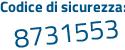 Il Codice di sicurezza è 2Za4 segue Z55 il tutto attaccato senza spazi