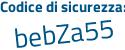 Il Codice di sicurezza è 68182e5 il tutto attaccato senza spazi