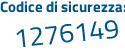 Il Codice di sicurezza è dc626 segue 9a il tutto attaccato senza spazi