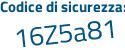 Il Codice di sicurezza è c2be segue 72c il tutto attaccato senza spazi