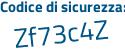 Il Codice di sicurezza è 7 continua con 68b74d il tutto attaccato senza spazi