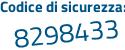Il Codice di sicurezza è ff2a segue 585 il tutto attaccato senza spazi
