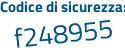 Il Codice di sicurezza è 75ce3 continua con 5d il tutto attaccato senza spazi