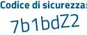 Il Codice di sicurezza è 4 continua con 11ac8b il tutto attaccato senza spazi