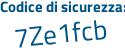 Il Codice di sicurezza è Z24Z poi ccZ il tutto attaccato senza spazi
