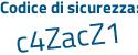 Il Codice di sicurezza è 142fd segue 25 il tutto attaccato senza spazi
