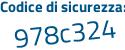 Il Codice di sicurezza è 5ce continua con ZffZ il tutto attaccato senza spazi