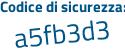 Il Codice di sicurezza è c continua con 39b41b il tutto attaccato senza spazi