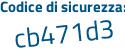 Il Codice di sicurezza è Z4392 segue e6 il tutto attaccato senza spazi