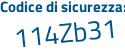 Il Codice di sicurezza è f43f329 il tutto attaccato senza spazi