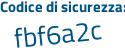 Il Codice di sicurezza è 6584 continua con Z79 il tutto attaccato senza spazi