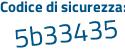 Il Codice di sicurezza è 32d segue beab il tutto attaccato senza spazi