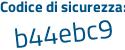 Il Codice di sicurezza è 5b45524 il tutto attaccato senza spazi