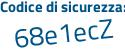 Il Codice di sicurezza è 5919f26 il tutto attaccato senza spazi