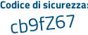 Il Codice di sicurezza è e segue 5b91ab il tutto attaccato senza spazi