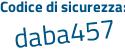 Il Codice di sicurezza è ba poi 6d75b il tutto attaccato senza spazi