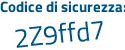 Il Codice di sicurezza è 5c4f4 continua con 21 il tutto attaccato senza spazi