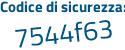 Il Codice di sicurezza è c5 poi 8783a il tutto attaccato senza spazi