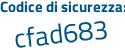 Il Codice di sicurezza è 76cb28Z il tutto attaccato senza spazi