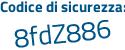 Il Codice di sicurezza è 94ac segue ea3 il tutto attaccato senza spazi