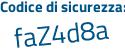 Il Codice di sicurezza è 85 segue c16bd il tutto attaccato senza spazi