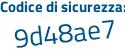 Il Codice di sicurezza è 645f poi be4 il tutto attaccato senza spazi
