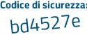 Il Codice di sicurezza è 86d continua con 9e3Z il tutto attaccato senza spazi