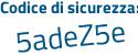 Il Codice di sicurezza è 33a883d il tutto attaccato senza spazi