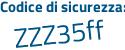 Il Codice di sicurezza è 49293 segue b7 il tutto attaccato senza spazi