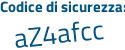 Il Codice di sicurezza è f3a65fb il tutto attaccato senza spazi
