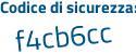 Il Codice di sicurezza è 9571 segue d4c il tutto attaccato senza spazi
