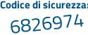 Il Codice di sicurezza è 397e3b4 il tutto attaccato senza spazi