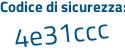 Il Codice di sicurezza è aa7c segue af2 il tutto attaccato senza spazi