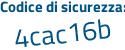 Il Codice di sicurezza è ee88 poi c39 il tutto attaccato senza spazi