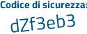 Il Codice di sicurezza è 3Z segue c18b6 il tutto attaccato senza spazi