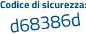Il Codice di sicurezza è f7 segue 29d68 il tutto attaccato senza spazi