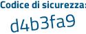 Il Codice di sicurezza è 371b8 poi 52 il tutto attaccato senza spazi