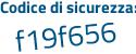 Il Codice di sicurezza è 28dbZ continua con 85 il tutto attaccato senza spazi