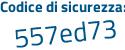 Il Codice di sicurezza è de2 poi 2e51 il tutto attaccato senza spazi