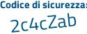 Il Codice di sicurezza è 4126 continua con 387 il tutto attaccato senza spazi