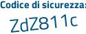 Il Codice di sicurezza è 3ae8 segue f4f il tutto attaccato senza spazi