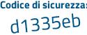 Il Codice di sicurezza è 65ac poi fZ4 il tutto attaccato senza spazi