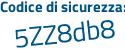 Il Codice di sicurezza è 2e9d49f il tutto attaccato senza spazi